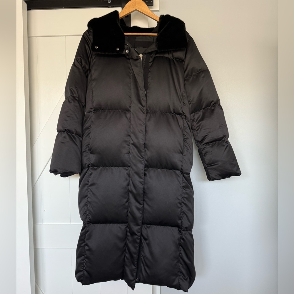 Banana Republic Satin Alps Puffer Coat